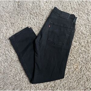Levi's Men's Black Straight Leg Jeans Size 30